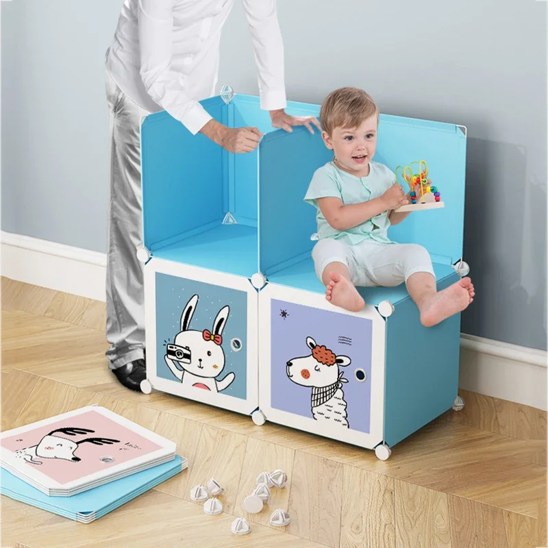 Description Picture 5 of itemBaby Storage Wardrobe Shelf Jewelry Display Organizer Dresser Closet Cube Wardrobe Closet Plastic Guarda Roupa Kitchen Furniture