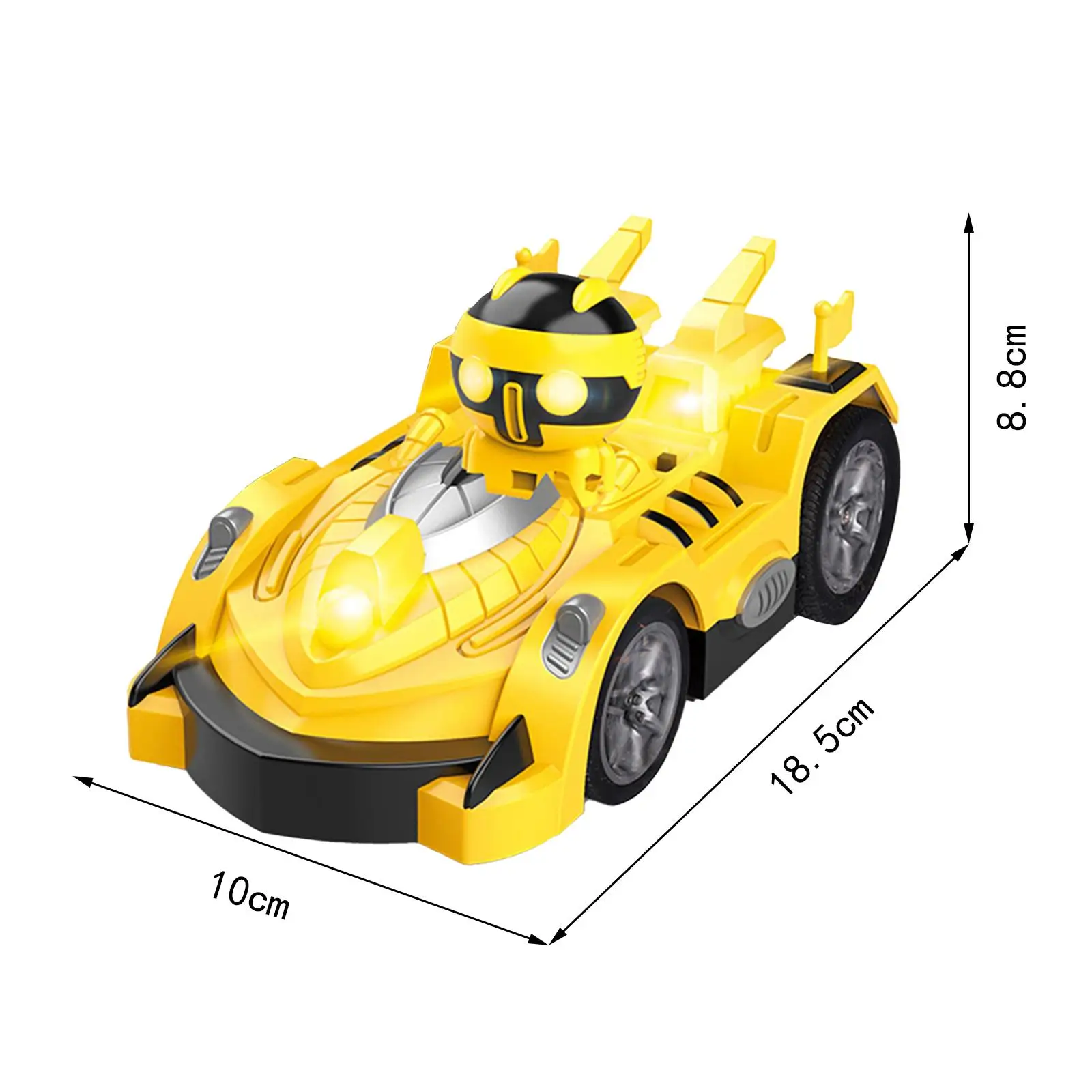 2Pcs Remote Control Toys Bumper Car Parent Child Interactive Toy Sturdy with Lights High Speed for Teens Kids Adults Christmas