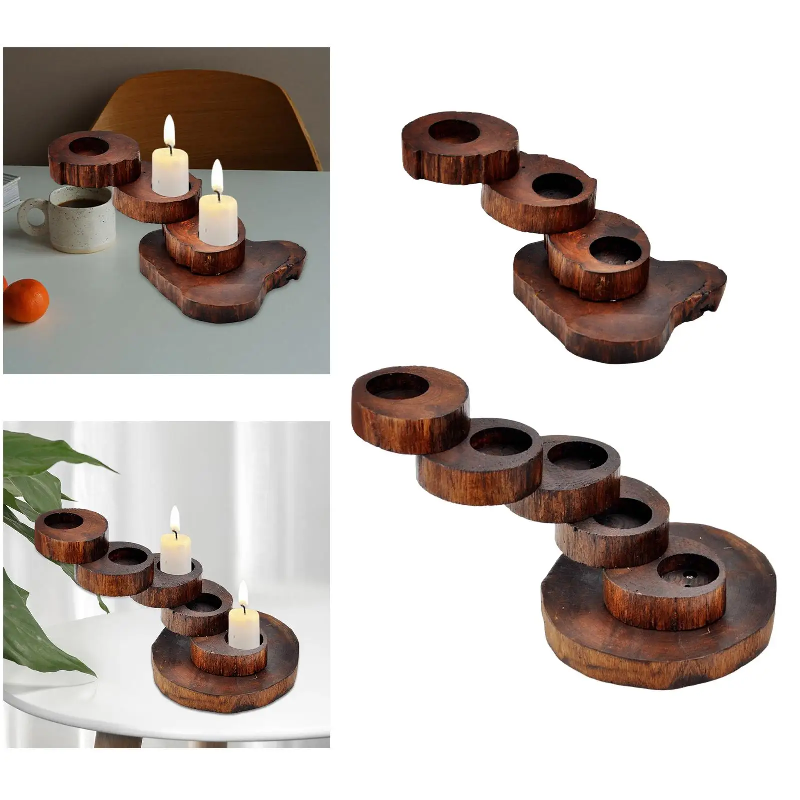 Serving Platters Rotating Steps Stairs Meat Plate Sushi Plate Dish Japanese Practical for Club hotel Rustic Wedding