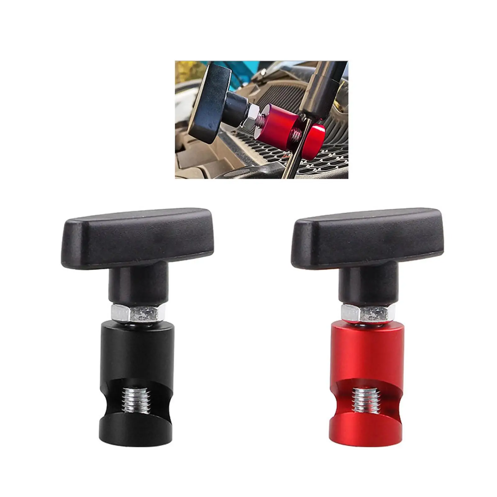 Lift Support Clamp for Car Shock Prop Strut Anti Slip Removable Lightweight Hood Lifting Rod for Vehicle Truck Necessary Tool