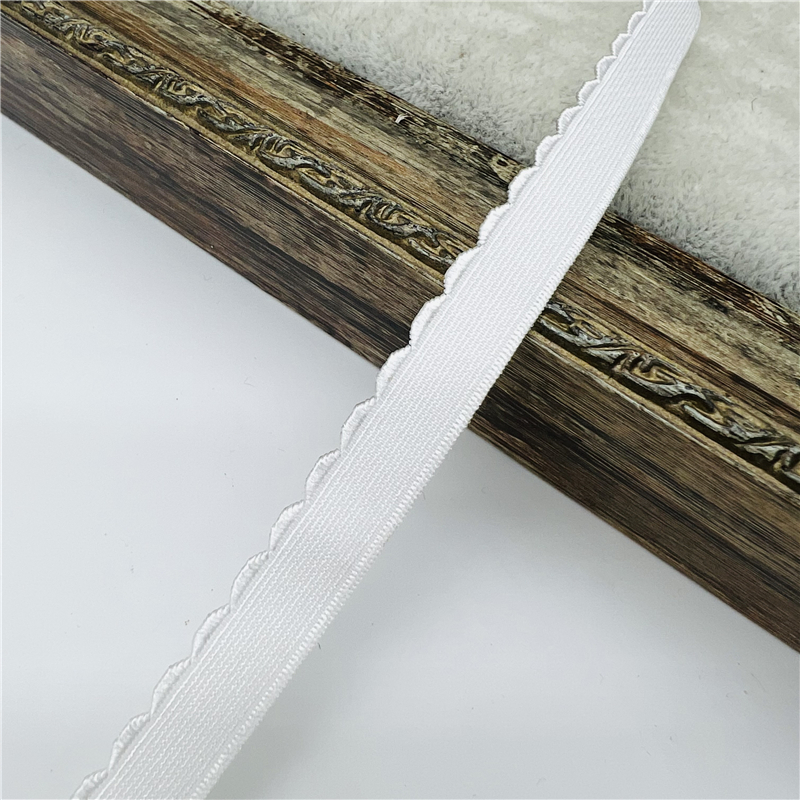 Description Picture 3 of item5yards 10mm Crescent Edge Elastic Lave Trim Elastic Spandex Band Tape Headband Tutu Dress DIY Sewing Craft Garment Accessory