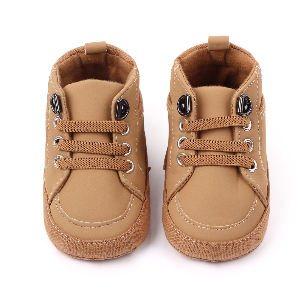 Title 4, Neugeborene Baby-Jungen-Schuhe mit weicher Sohl...