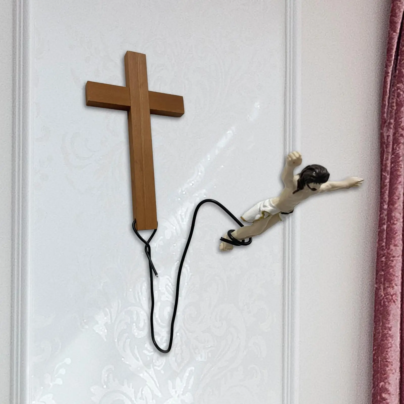 Crucifix Wall Cross Jesus Crucifix for Entrance above Door Christmas