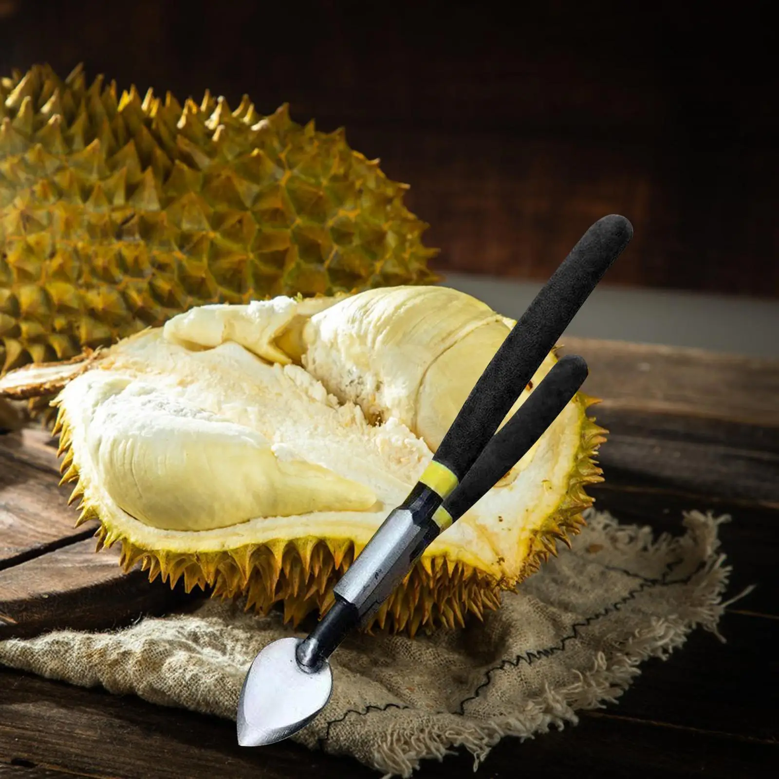 Practical Durian Opener Peeling Smooth Manual Durian Shelling Machine Durian Peel Break Tool for Kitchen Household Utensils