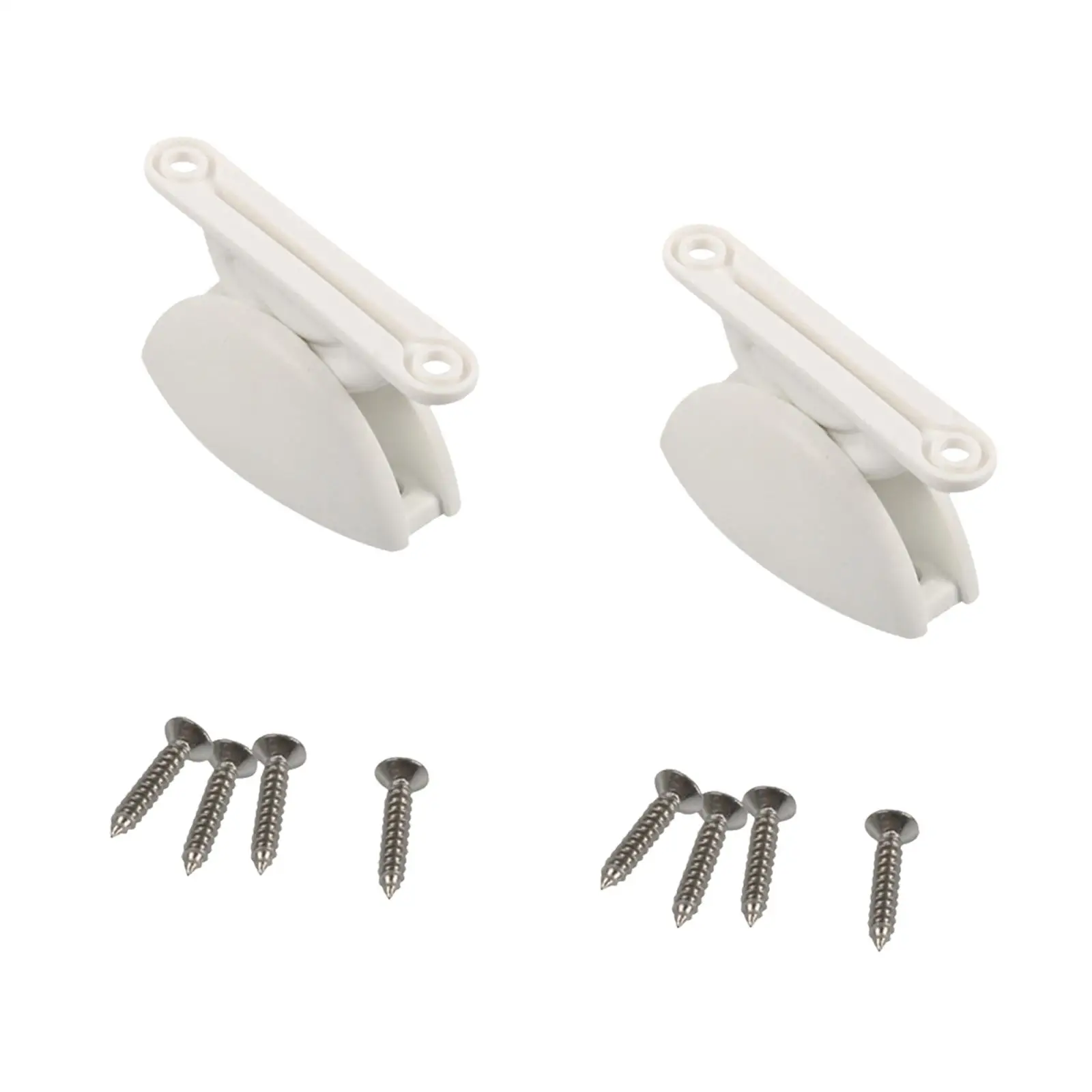 2x RV Door Retainer Kit Nylon Semicircle Shape for Motorhome RV Trailer