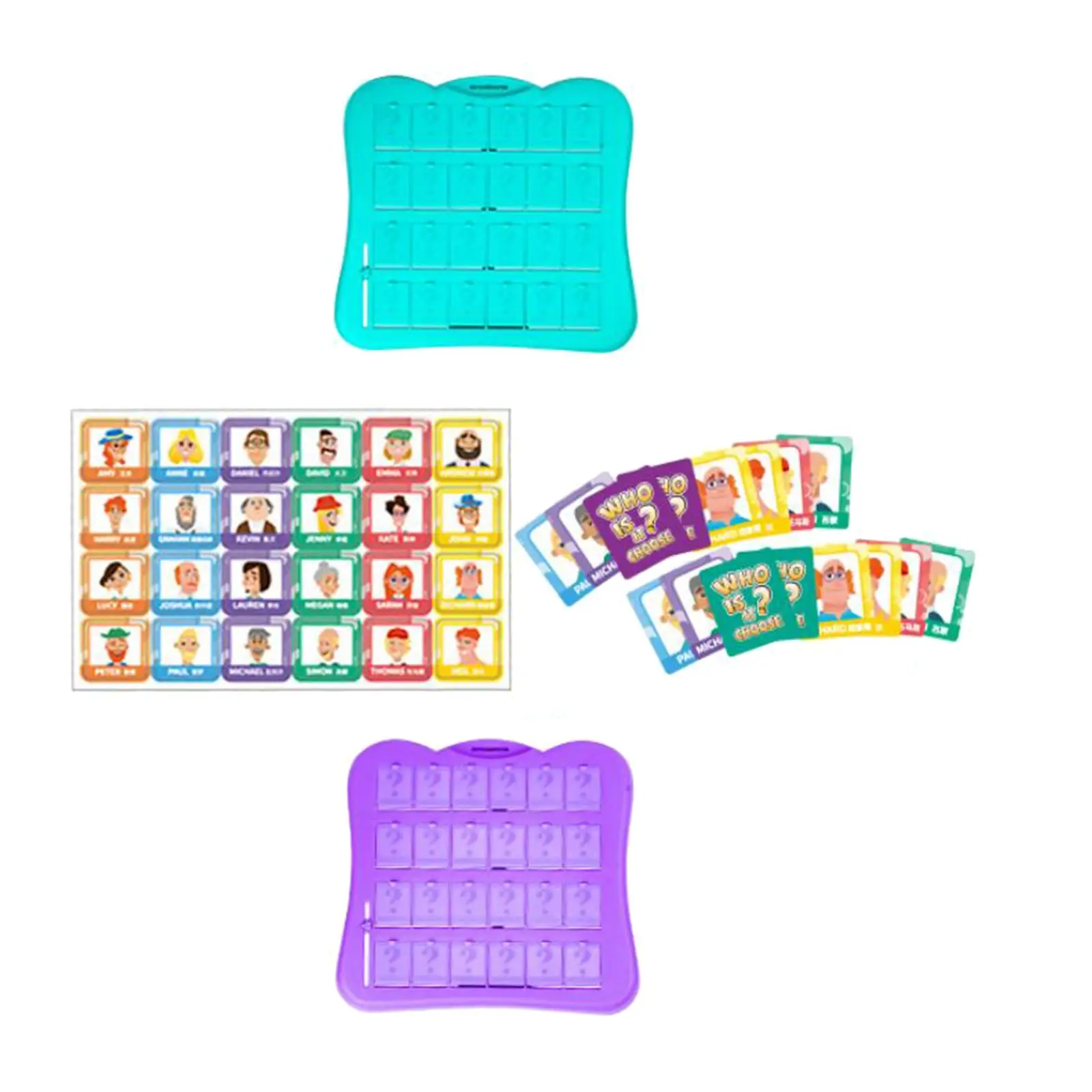 Guessing Who Game Fun Logical Reasoning Abilities Puzzle Game Family Board Game for Children Boys Gifts Travel Games Family Game