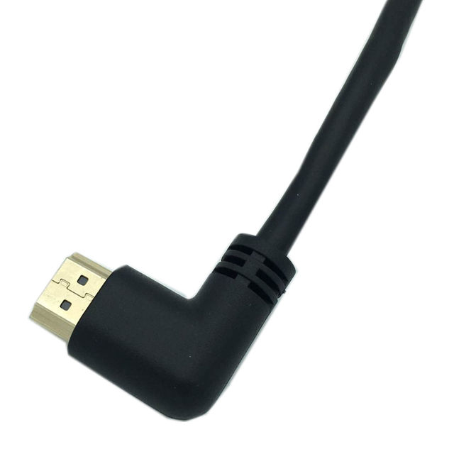 HDTV2.0 4K 3D Dual HDMI-compatible 90 Degree Left Angled