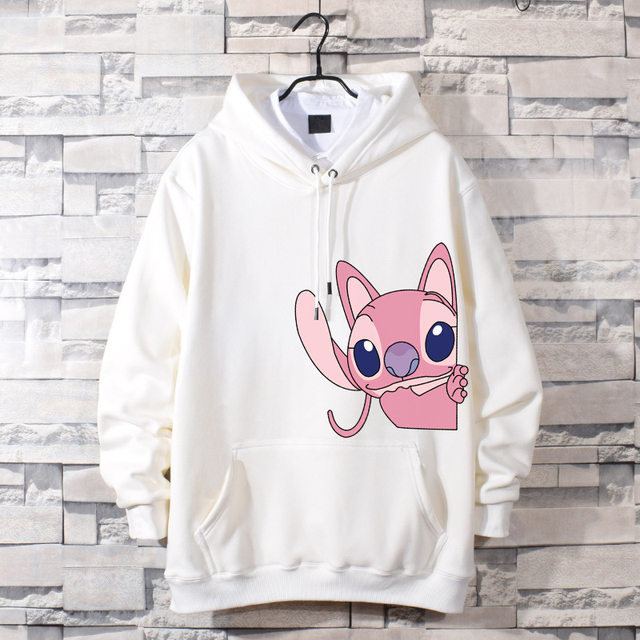 Stitch Clothes Disney Hooded Couple Sweater Men's and