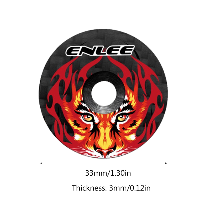 Description Picture 6 of item33mm Bike Stem Top Cap Cover Bicycle Carbon Fiber Headset Top Cap & Bolt Fork Tube Cover Bicycle Modification Accessories