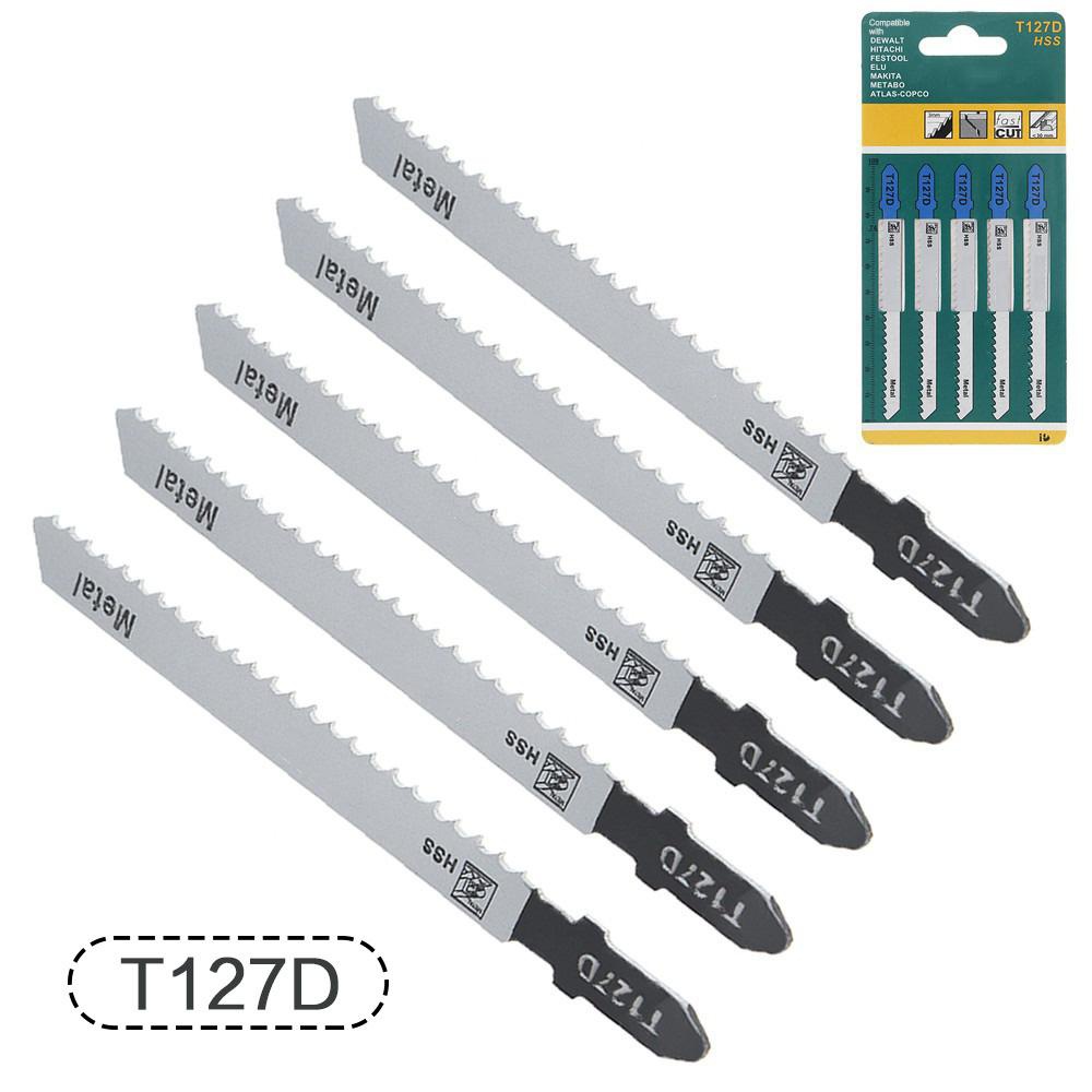 STONEGO HCS Stichsägeblatt-Set T101B T101D T144D T101BR T244D T127D T111C T111D 100 mm T-Schaft Sägeblatt zum Schneiden von Holz/Metall – Detail 4