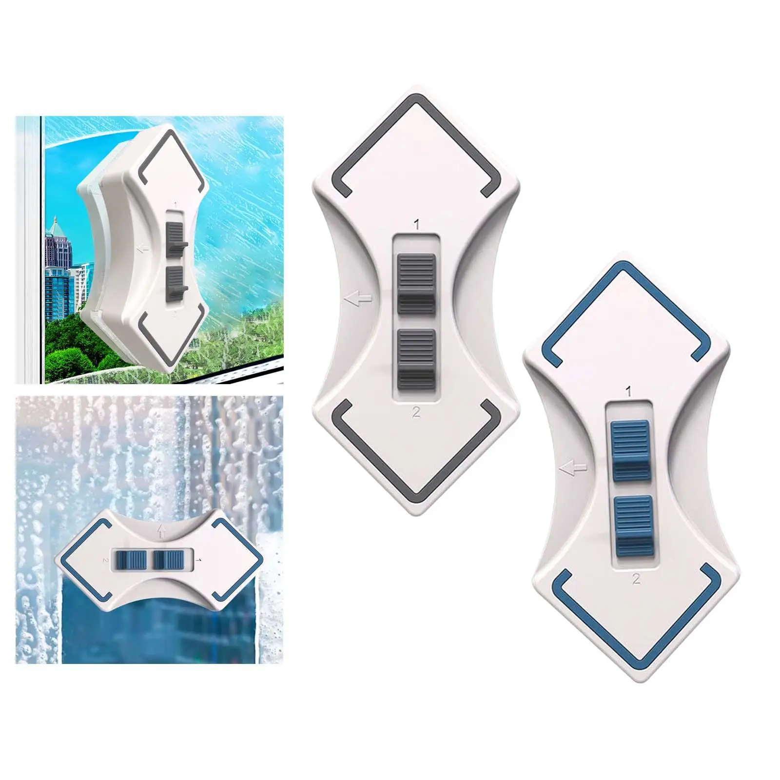 weddingfavor2016 Multifunctional Double Sided Magnetic Glass Wiper Handheld for