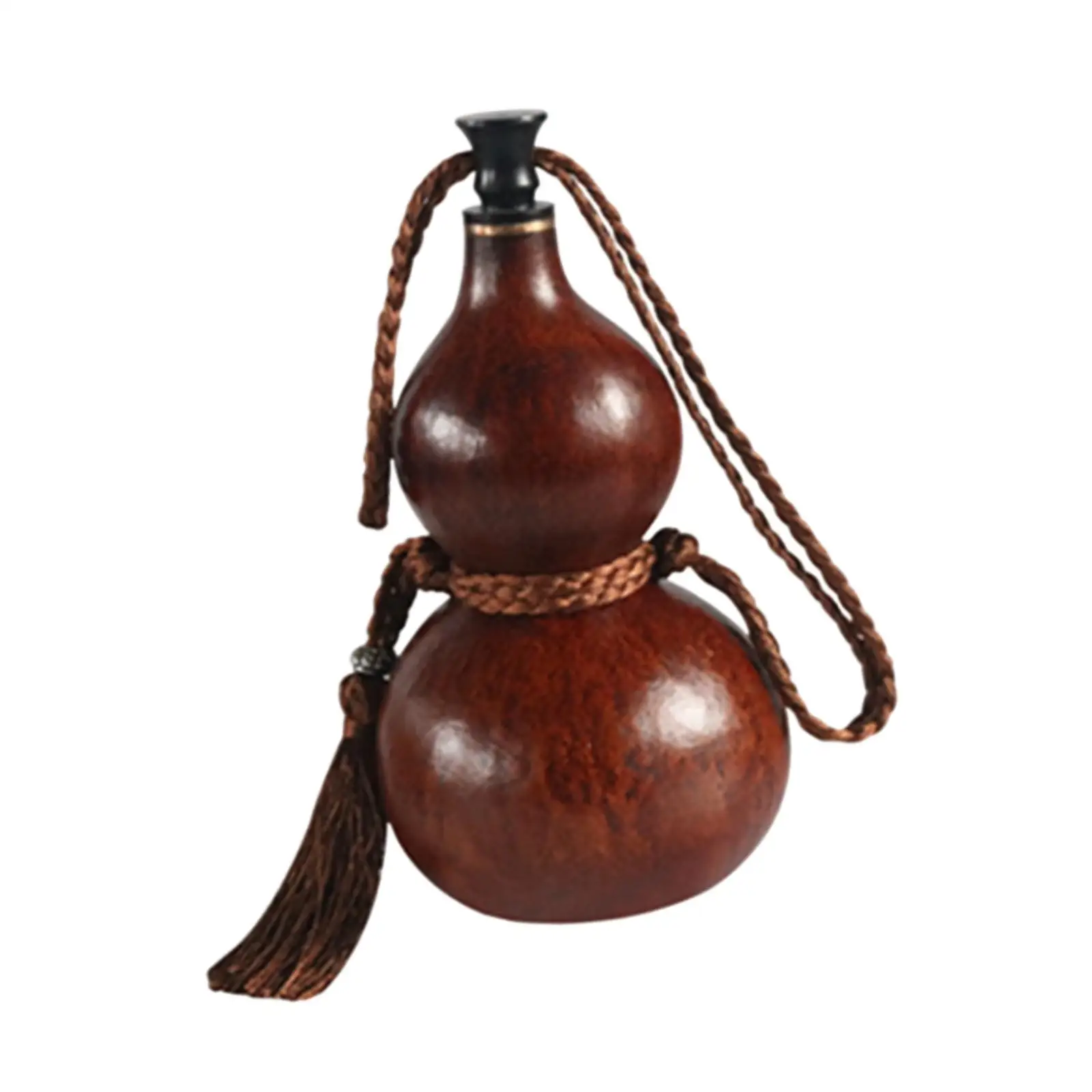 Water Bottle Gourd Wine Gourd Beverage Kettle Gourd Crafts Dried Gourd Flasks for Outdoor, Camping, Barbecue Boating Decoration
