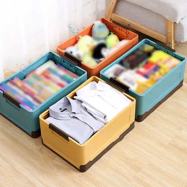 Kofferraum Aufbewahrung sbox zusammen klappbare Schutzhülle faltbarer Raum  stapelbare Aufbewahrung Kleidung Buch Spielzeug Veranstalter Haushalts  produkte - AliExpress