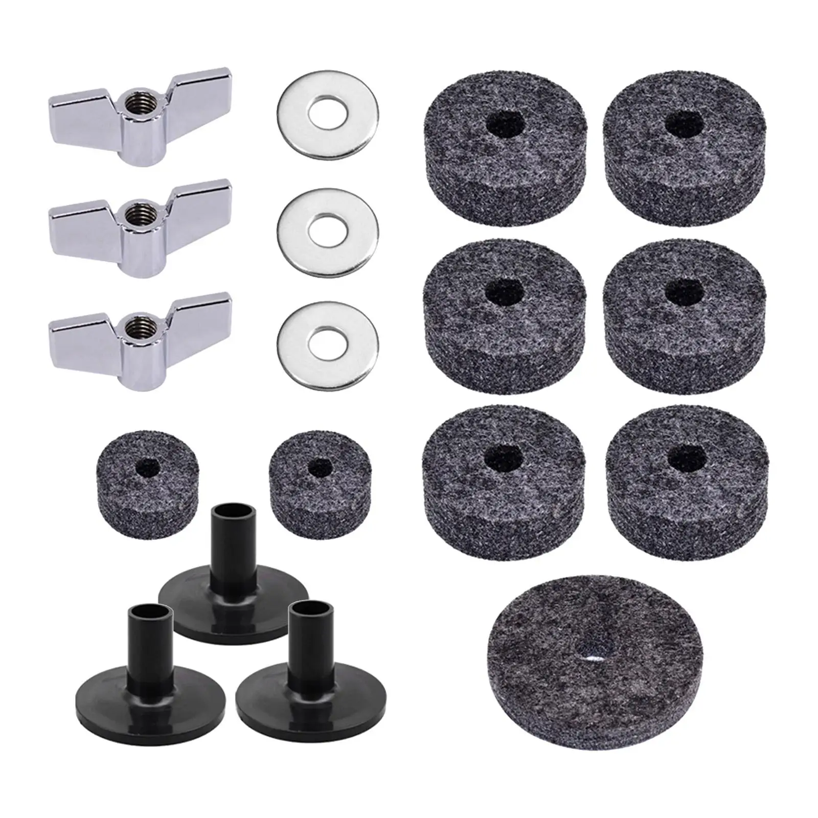 Replacement Cymbal Felt Washer Percussion Instruments, Cymbal Replacement, Drum Felt, Equipment for Performance Performer