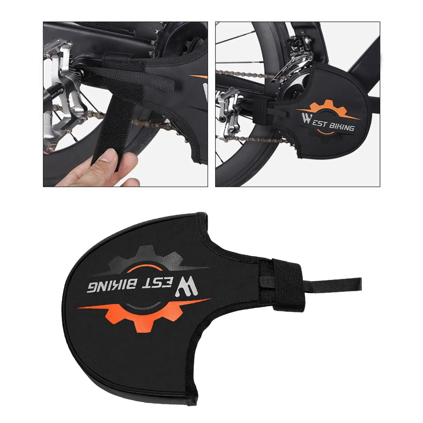 MTB Bike Crankset Protector Sprocket Cover Pad Bicycle Cycling Accessories Protective Case Anti Scratch for Mountain Road Bike