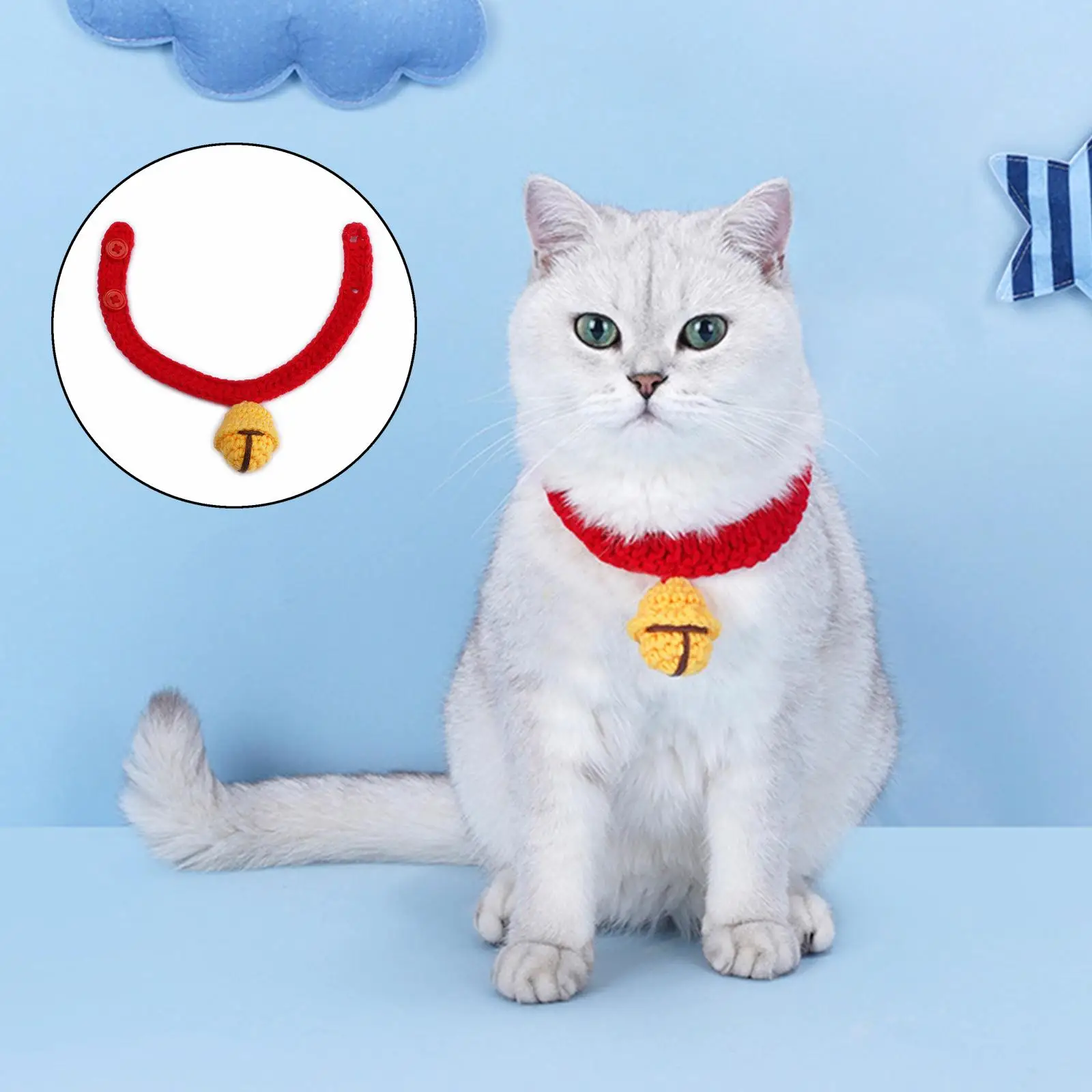 Cat Bell Style Jewelry Durable Japanese Pieces for Dogs