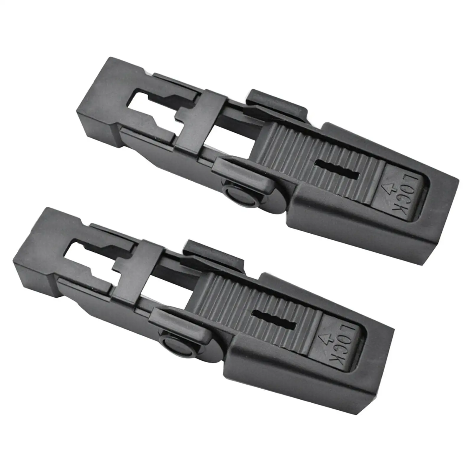 2x Auto Front Wiper Clip, Dkw100020 Black for Discovery 2 L322 Accessories High Quality.