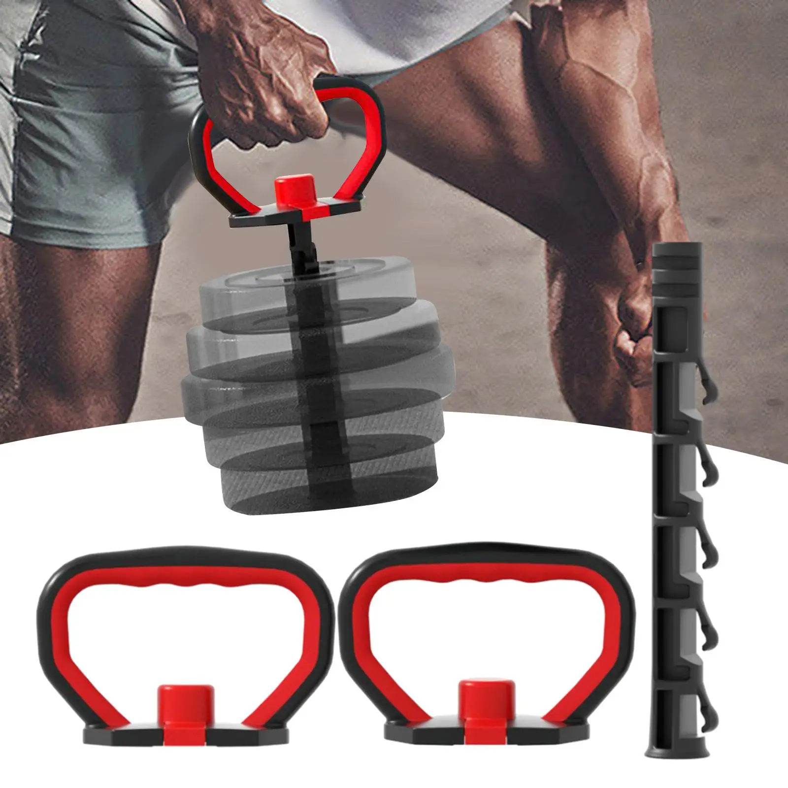 Kettle Bell Grip Handle Adjustable Fitness Strength Training Grips Handle