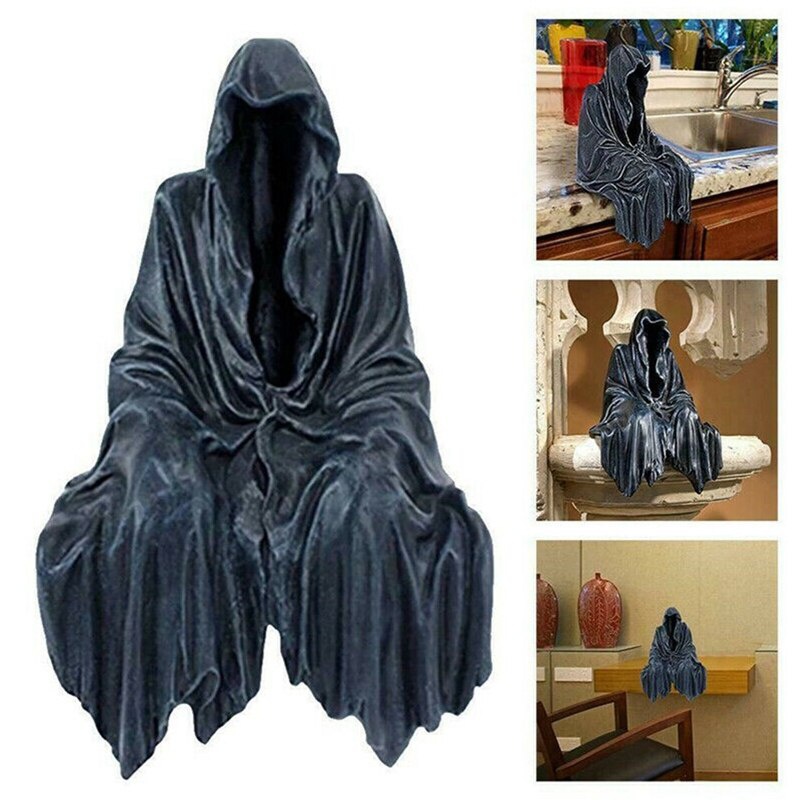 Robe, Noturno, Desktop Figurine Ornamentos, Horror Fantasma Escultura Decorações