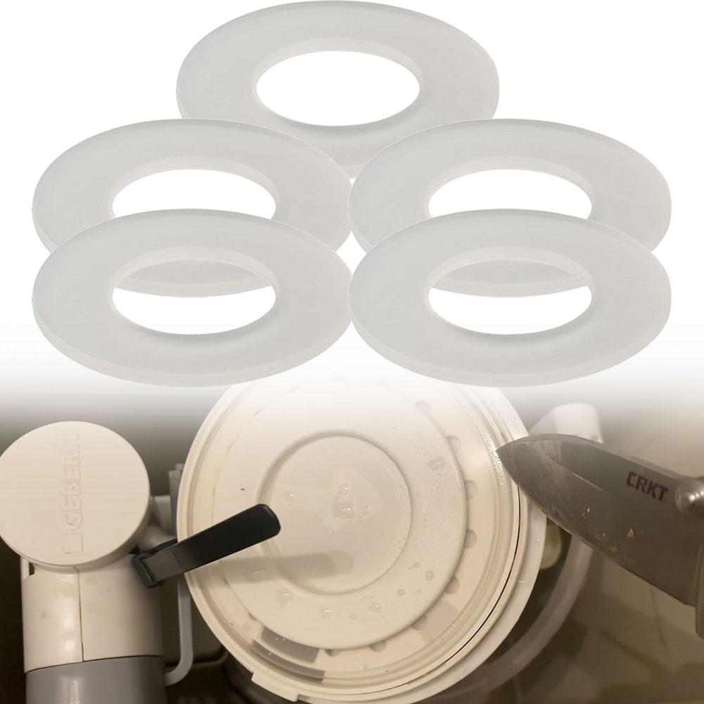 Description Picture 2 of item5pcs/set Drain Valve Water Stop Seal For Geberit Silicon Rubber Flush Valve Seal Washer Diaphragm 816.418.00.1 Toilet Tank Part
