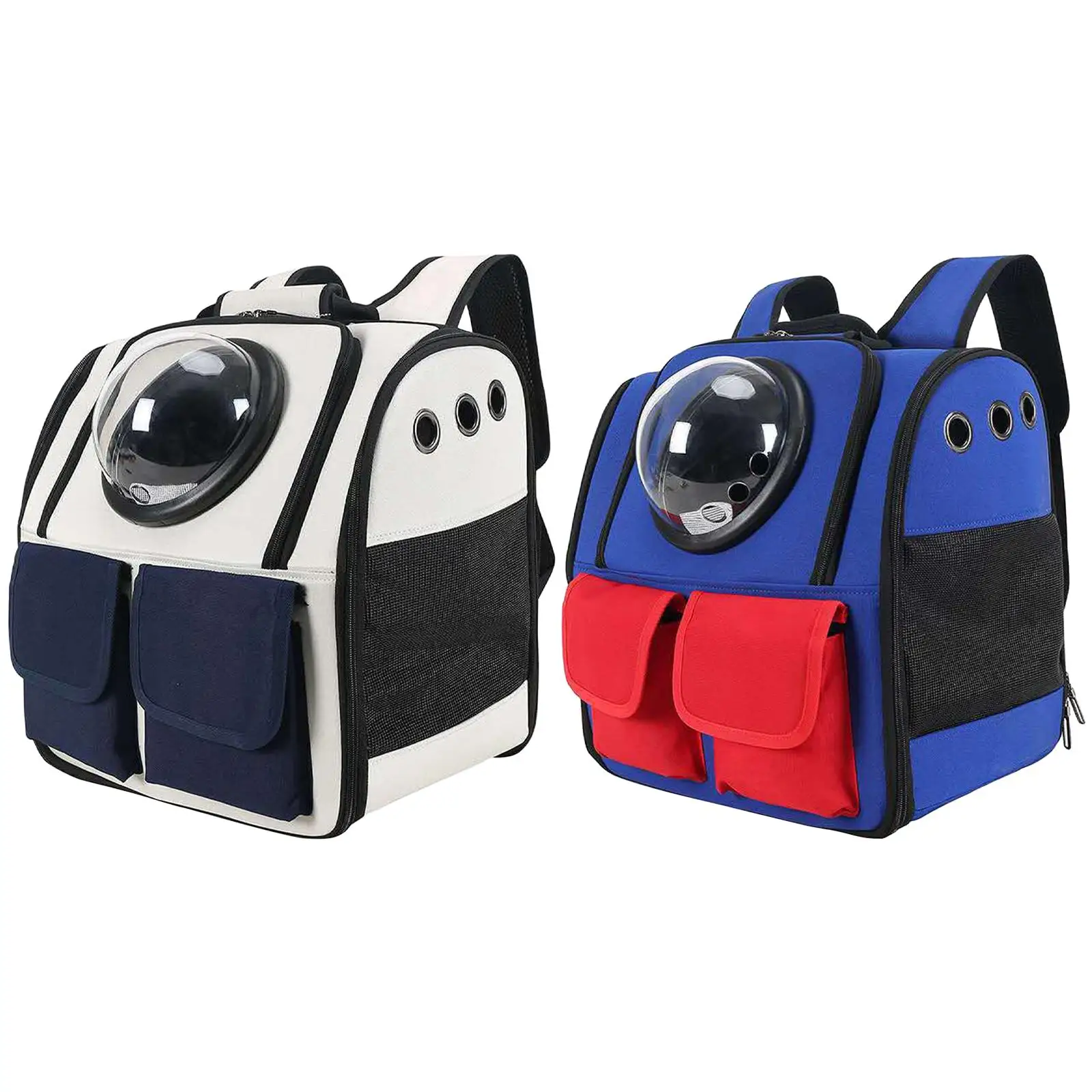 Pet Carrier Bag Cat Backpack Portable Breathable for Medium Cat Dog Backpacks Outdoor Front Bag Mesh Backpack