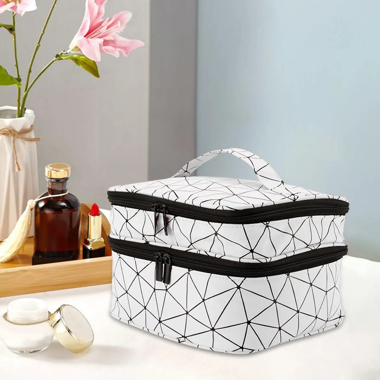 Nail Polish Carrying Case Bag Storage Bag for Cosmetic Mini Jewselry Storage Box