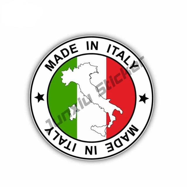 Italian Map National Flag Decal Vinyl Sticker The Flag Of Italy