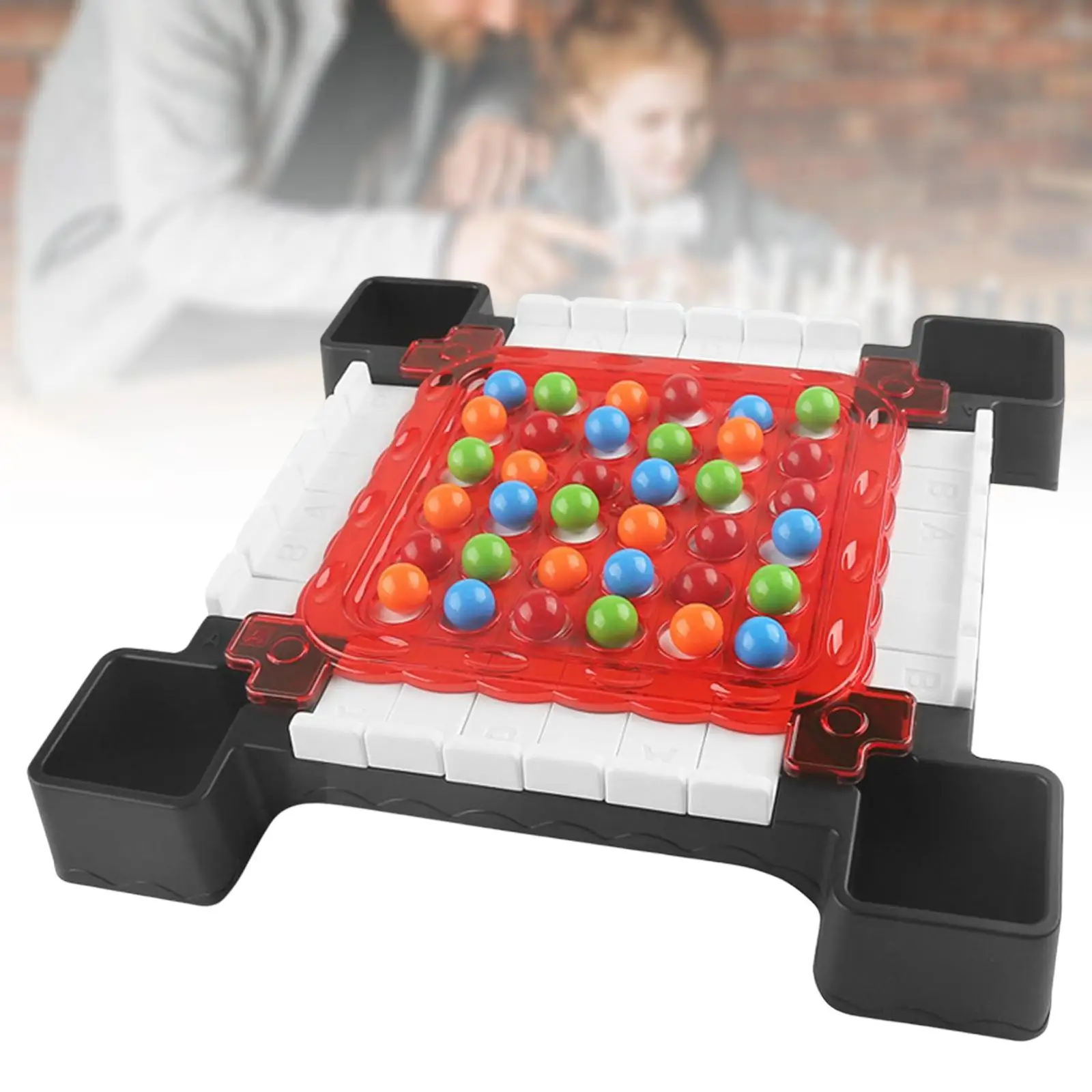 Fun Rainbow Ball Elimination Game Tabletop Game Toys Rainbow Ball Matching Game for Parent Child Game Kids Adults Boys Girls