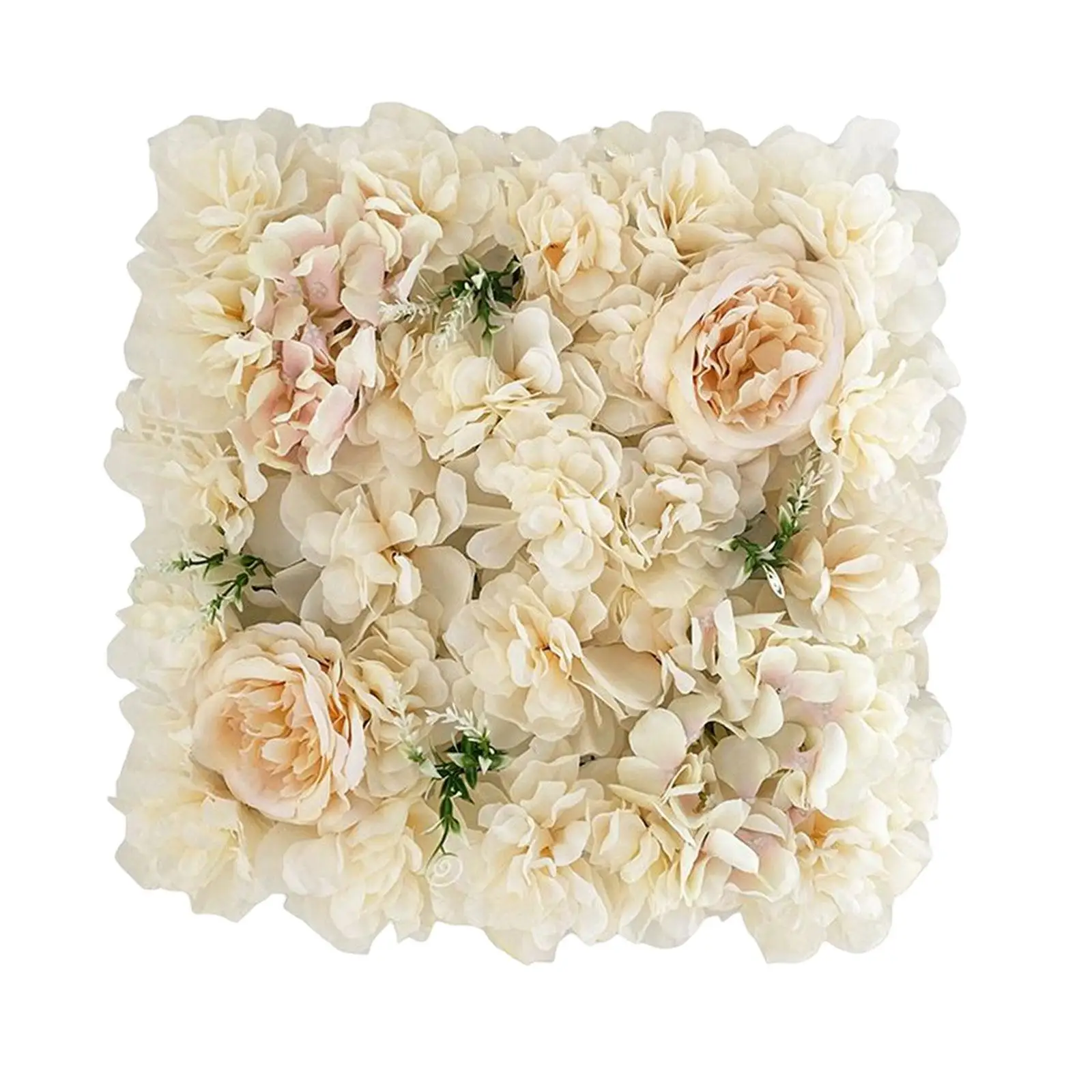 Artificial Flower Wall Panel Floral Mat Flower Arrangements Photo Background for Wedding Valentines Day Indoor Stage Wall Decor