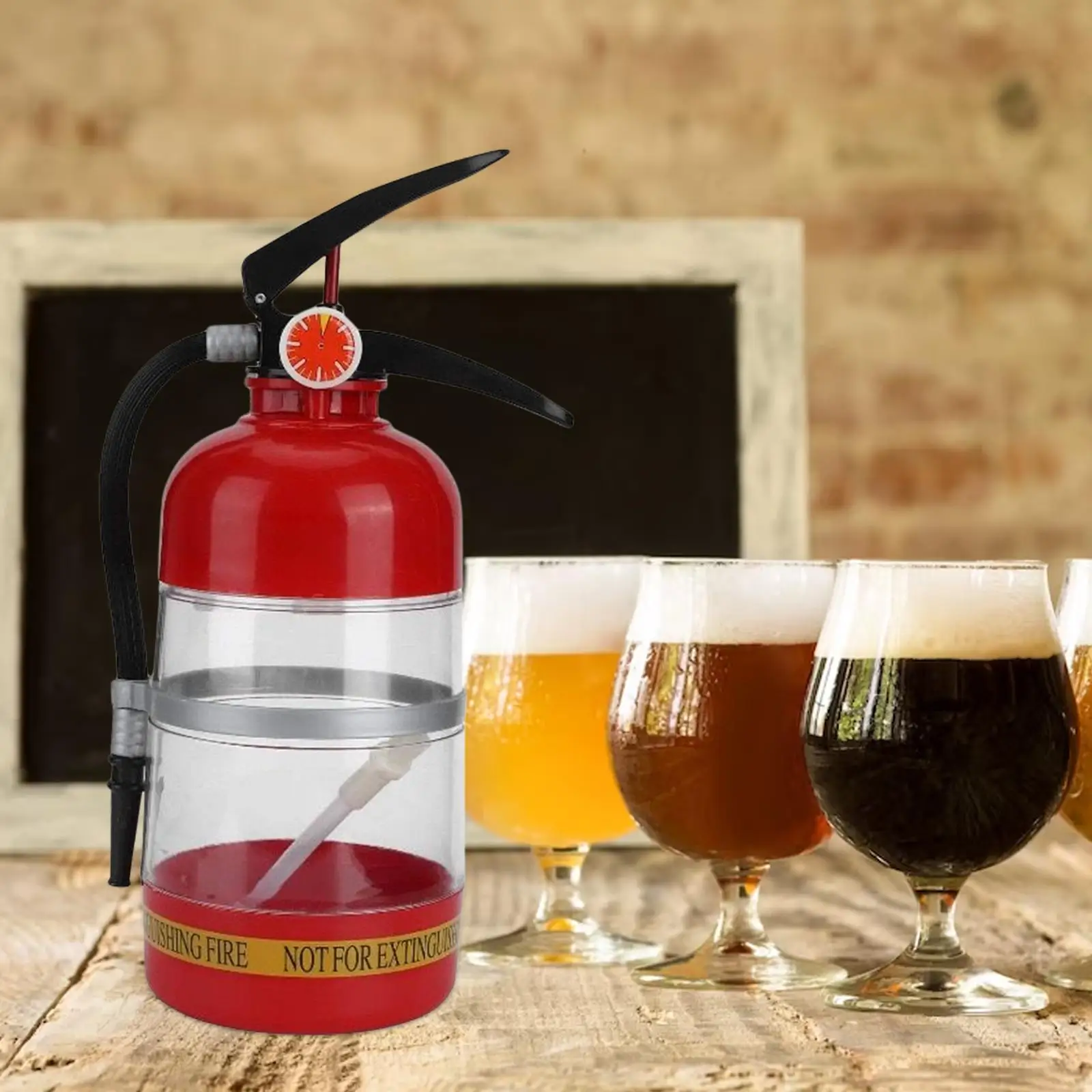 extinguisher Water Bottle 1500ml Drink Barrel for Cold or Hot beverage