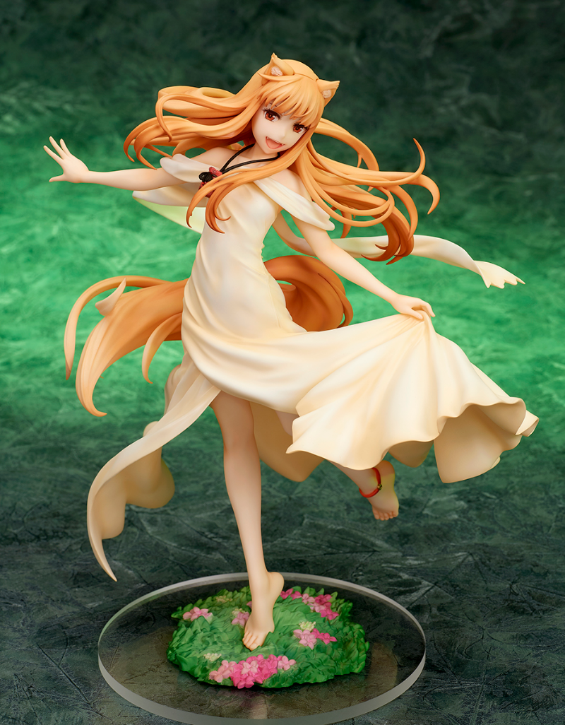 Коллекционная фигурка аниме quesQ Original:Spice and Wolf Holo Dress  ver.23см