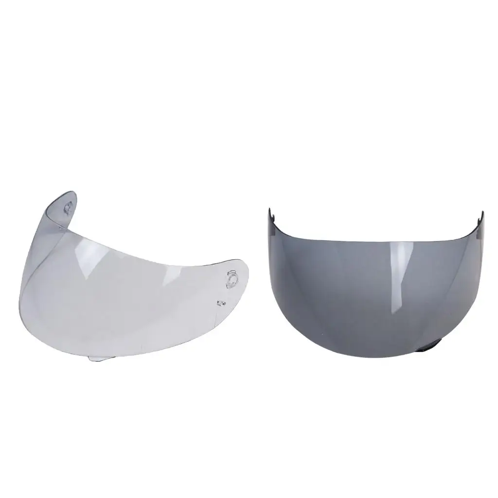 MagiDeal 2-Set Full Face Motorcycle Helmet Visor for K3SV K5 Tawny