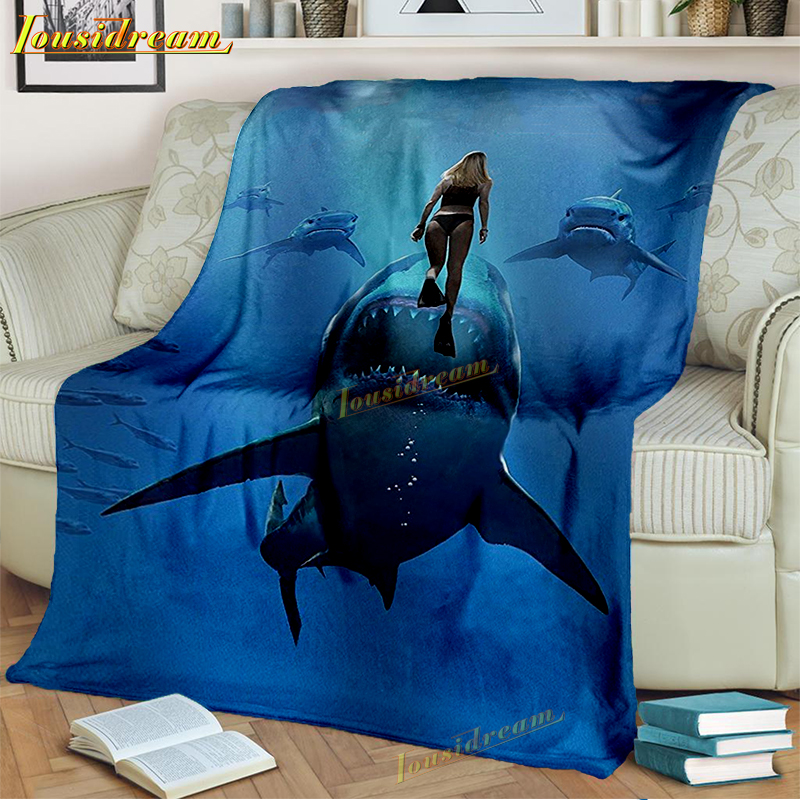 Shark Blankets for Beds Couch Travel - Tee salle