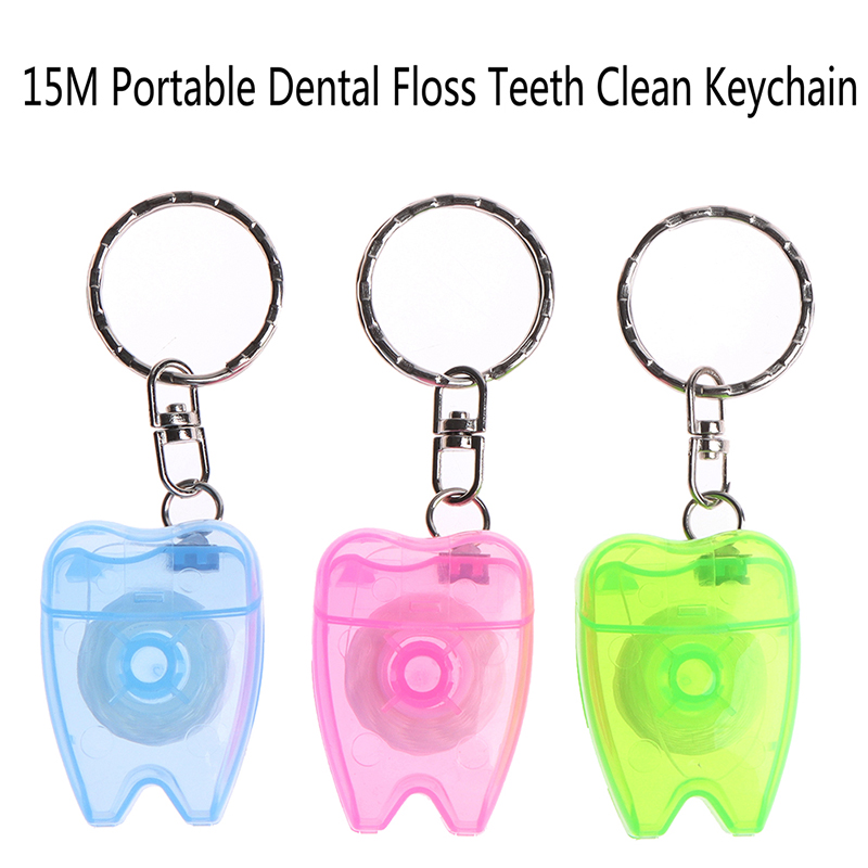 Best of 15M Portable Dental Floss Teeth Clean Keychain For Teeth Cleaning Oral Care Tool Reviews & Tips