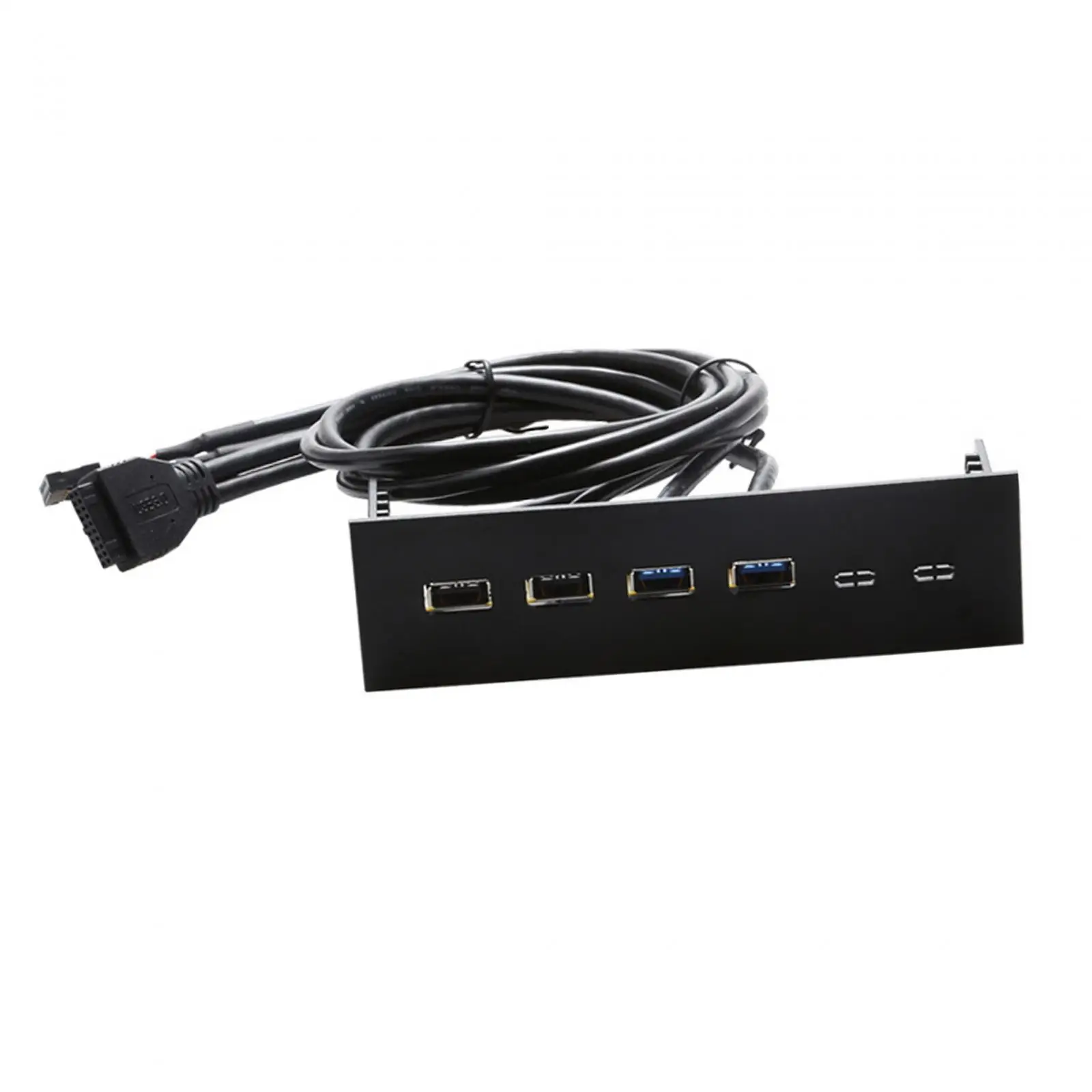 USB Front Panel Hub USB Front Panel Adapter Computer Expansion Board Front Panel USB Optical Drive Bay for PC Computer Case