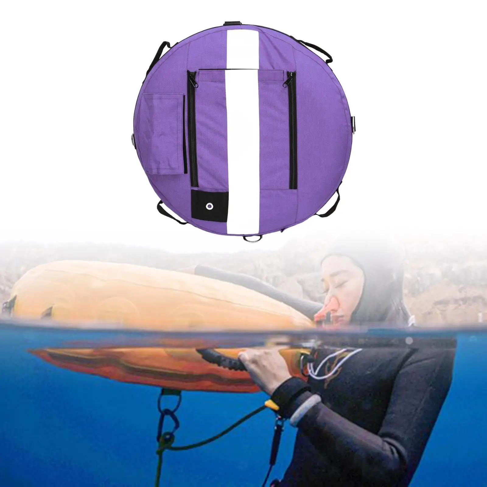 Freediving Buoy Float, Open Water Diver Inflation, Free Diving Surface Float