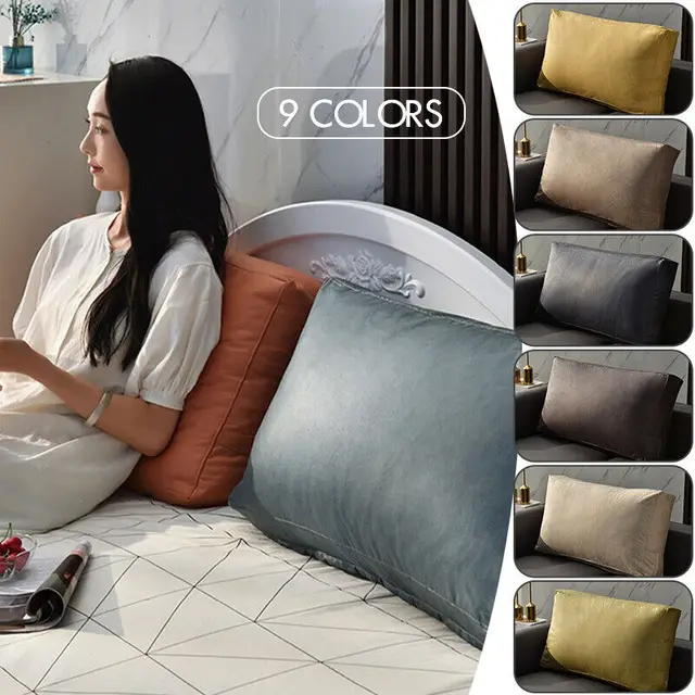 Soft Backrest Waist Stretcher Couch Pillows Cushions Home Decor Rectangular Sofa  Pillow Tatami Back Cushion - AliExpress