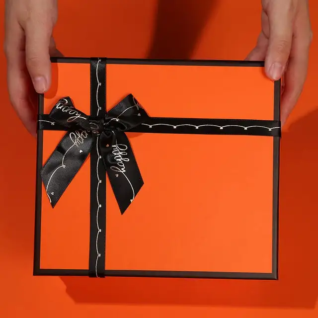 20pcs- Black Paper Packing Box with Ribbon Originality Lipstick Perfume  Cosmetics Small Birthday Gift Box - AliExpress