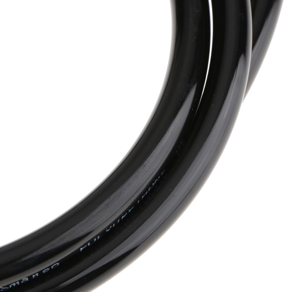 2X 1M Rubber Petrol Fuel Line Oil Tubing Hose Pipe Tube 5mmx8mm Black