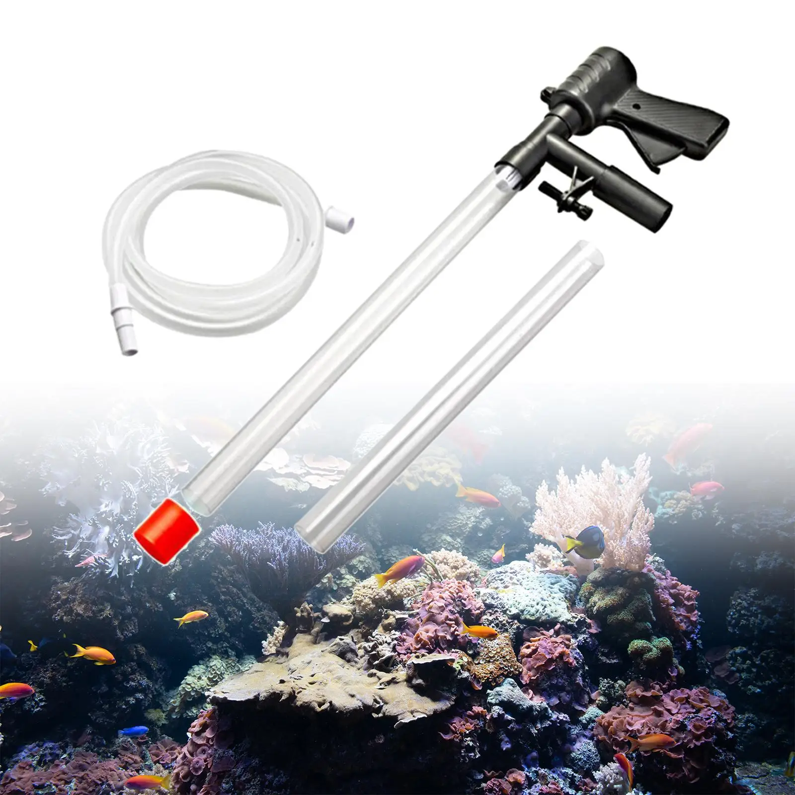 Water Changer Pump Water Filter Cleaning Tools Sand Cleaner for Sand Washing Water Changing Quick Water Change Fish Tank