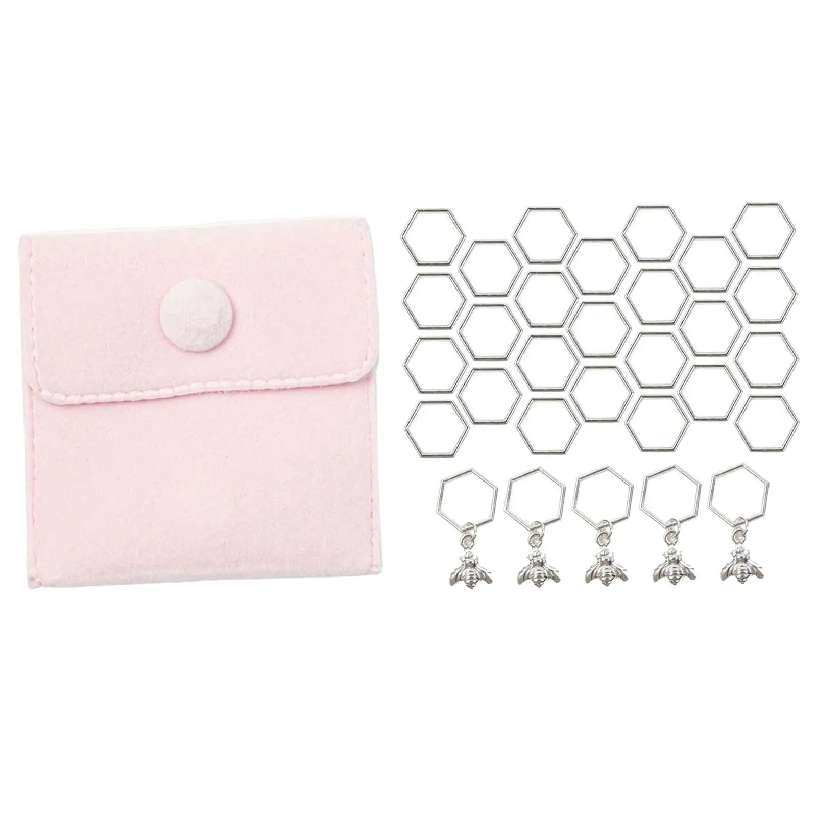 Stitch Markers Reusable 30x Stoppers Knitting Tools Smooth Protectors Knitting Stitch Markers for Crocheting DIY Handmade Craft