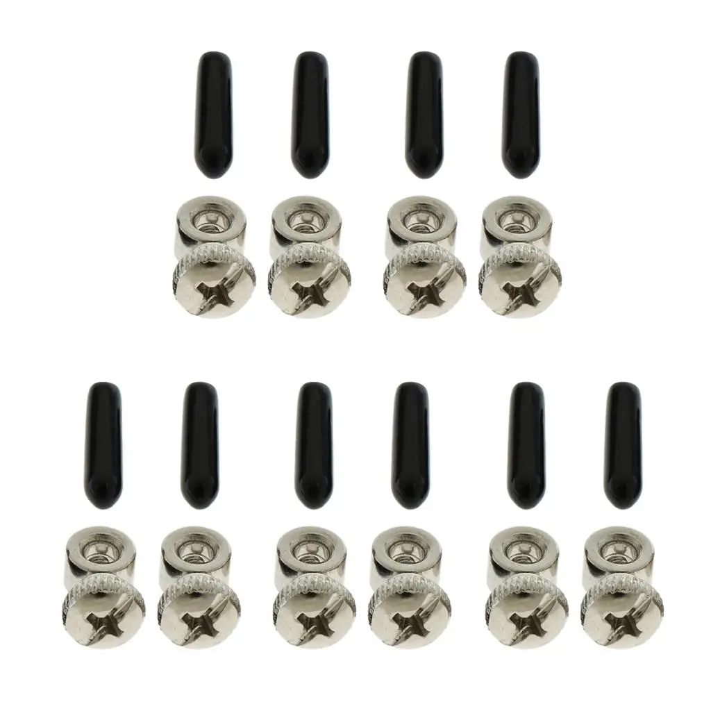 5 Sets Replacement Screws End Caps for Speed Cable Jump Skipping Ropes Cables Accessories Parts Components