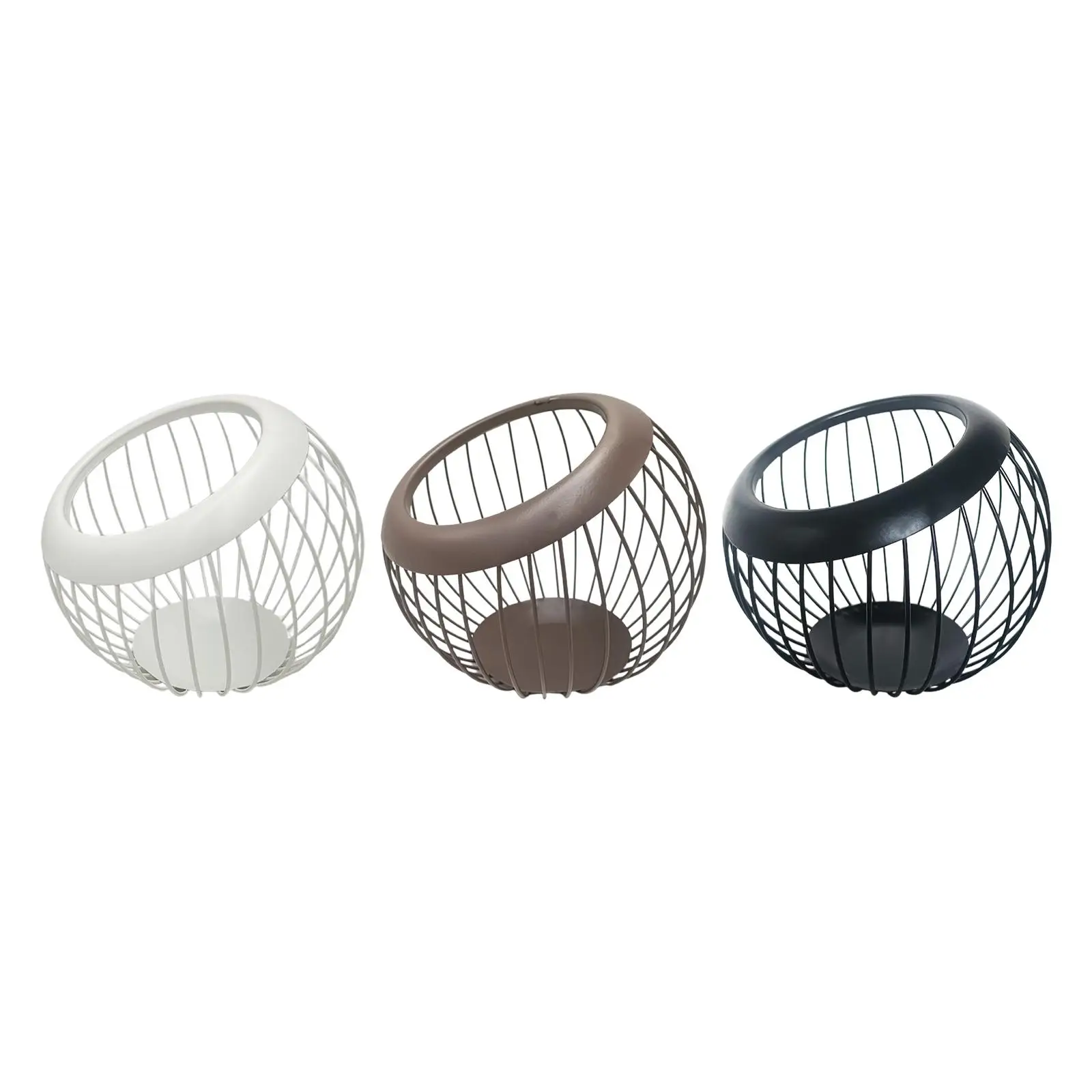 Coffee Pod Holder, Tidy Fruit Storage Basket, for Organization Offices Cafe