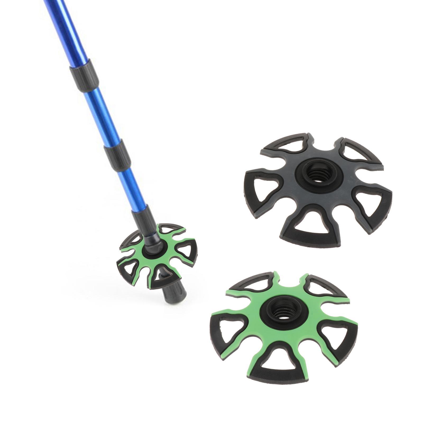 Trekking Pole Snow Basket 9cm Removable Walking Sticks Tip Protector Round Ski Pole Baskets for Outdoor Climbing Hiking Walking