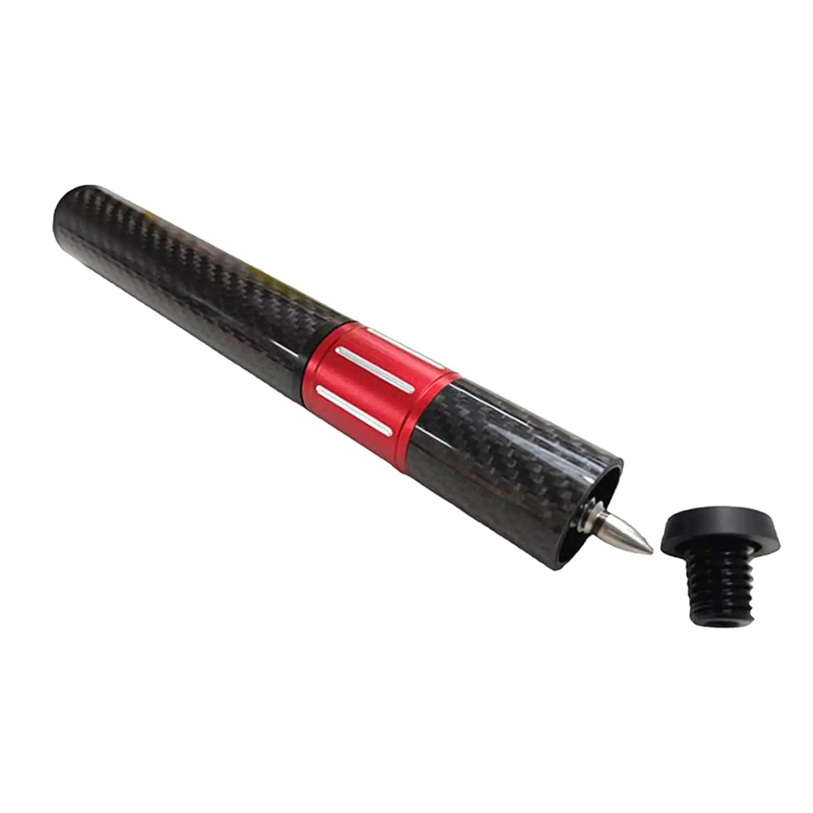 Snooker Cue Stick with Bumper Compact Lightweight Cue End Extender Adapter