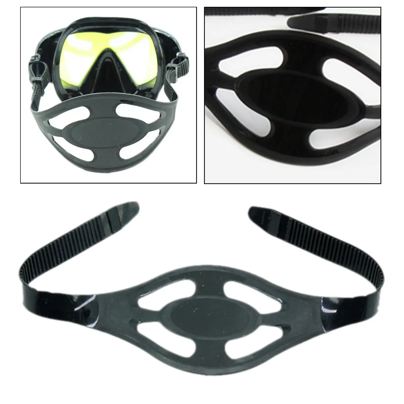 Silicone Replacement Diving Accessories Scuba Diving Trendy Diving Strap for