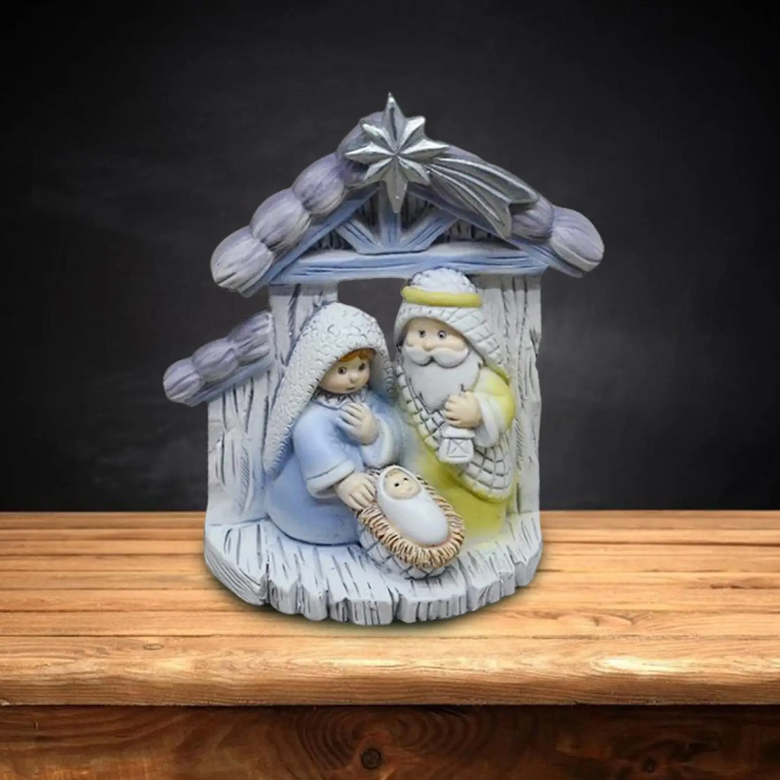 Holy Family Figurine Religious Figurine for Living Room Church Decoration
