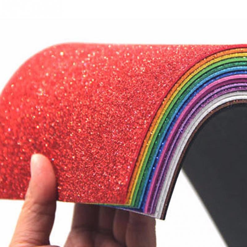 10 teile/beutel 2mm dickes Pulver blatt material glitzern hellen Schwamm Schaum Papier Kindergarten DIY handgemachte Hochzeits feier liefert – Detail 2