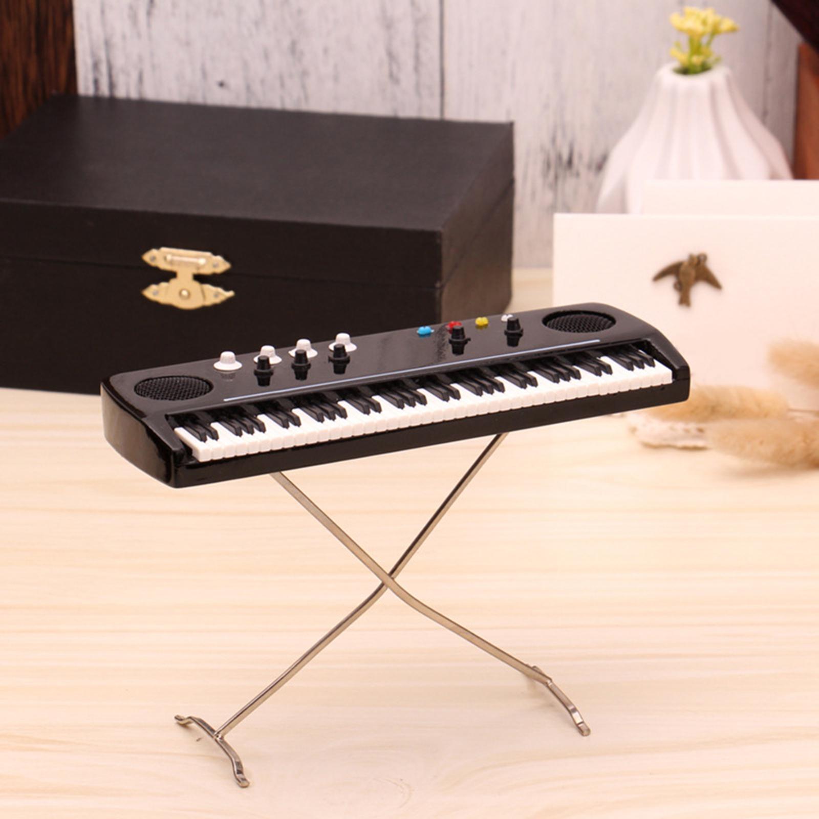 Miniature Electronic Organ Model / Music Stand Modeling for Decoration