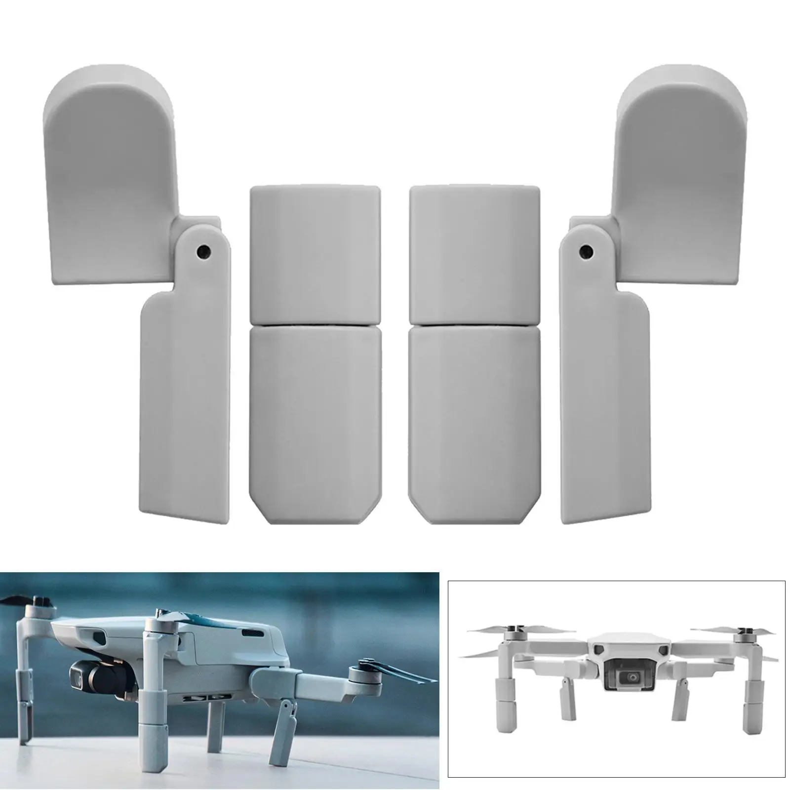 Foldable Heightened Landing Gear for  2 ,Extension Legs Feet Accessories